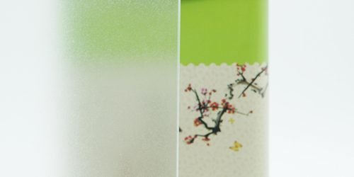 Bespalvė skaidri matinė plėvelė langams